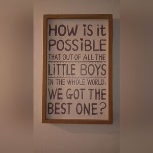 Blessed Mom Of Perfect Son Wall Decor